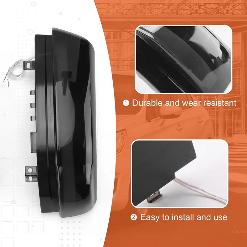 Автомобильный динамический поворотный сигнал Светодиодный Боковой зеркальный