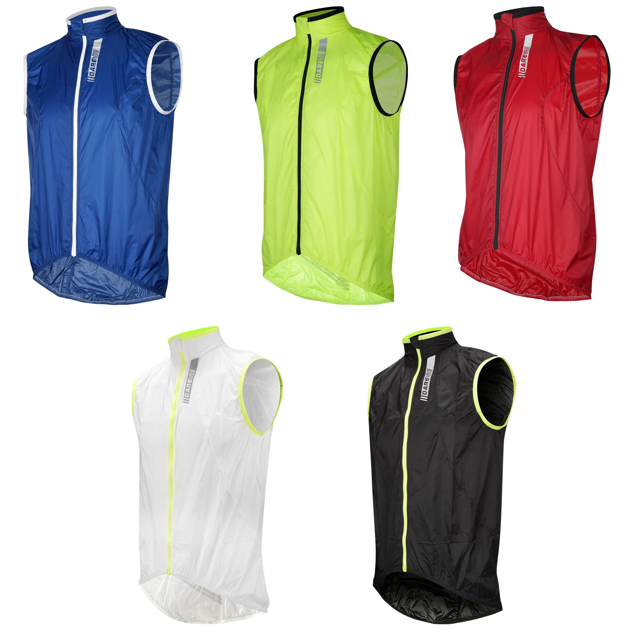 

2022 Hot DAREVIE Cycling Vest 2022 Soft Lightweight Windproof Self Pack Bicycle Jacket Reflective Sleeveless Waterproof Bike Wi