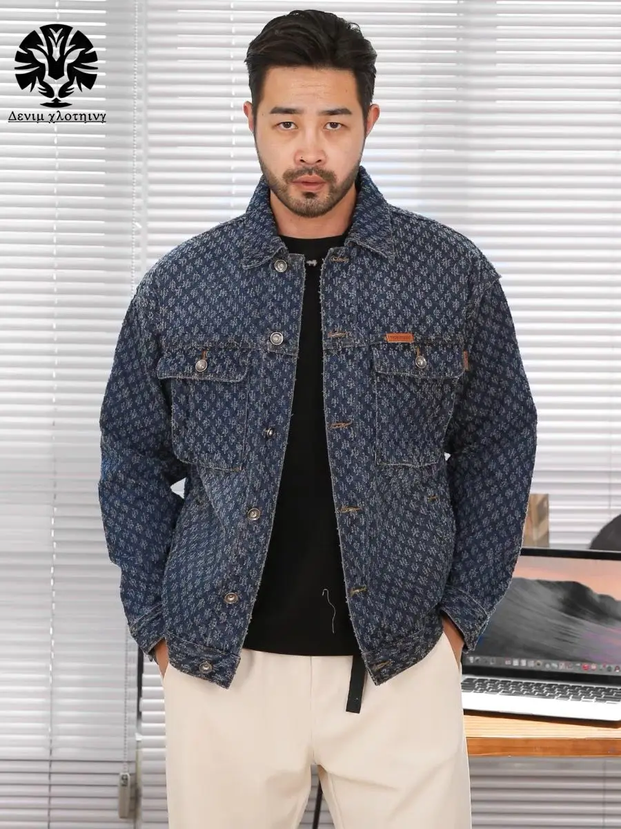 Высококачественная мужская куртка American Cat Paw свободная рабочая одежда в стиле