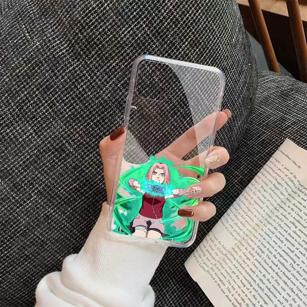 Чехол для телефона NARUTO-Haruno Sakura Huawei P Mate P10 P20 P30 P40 10 20 Smart Z Pro Lite 2019 прозрачный