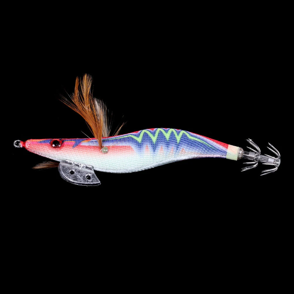 

Fishing Lure Hook Hard Bait Fishing Tackle LED Luminous Shrimp Squid Jigs for Outdoor Fishing Portable Accessories