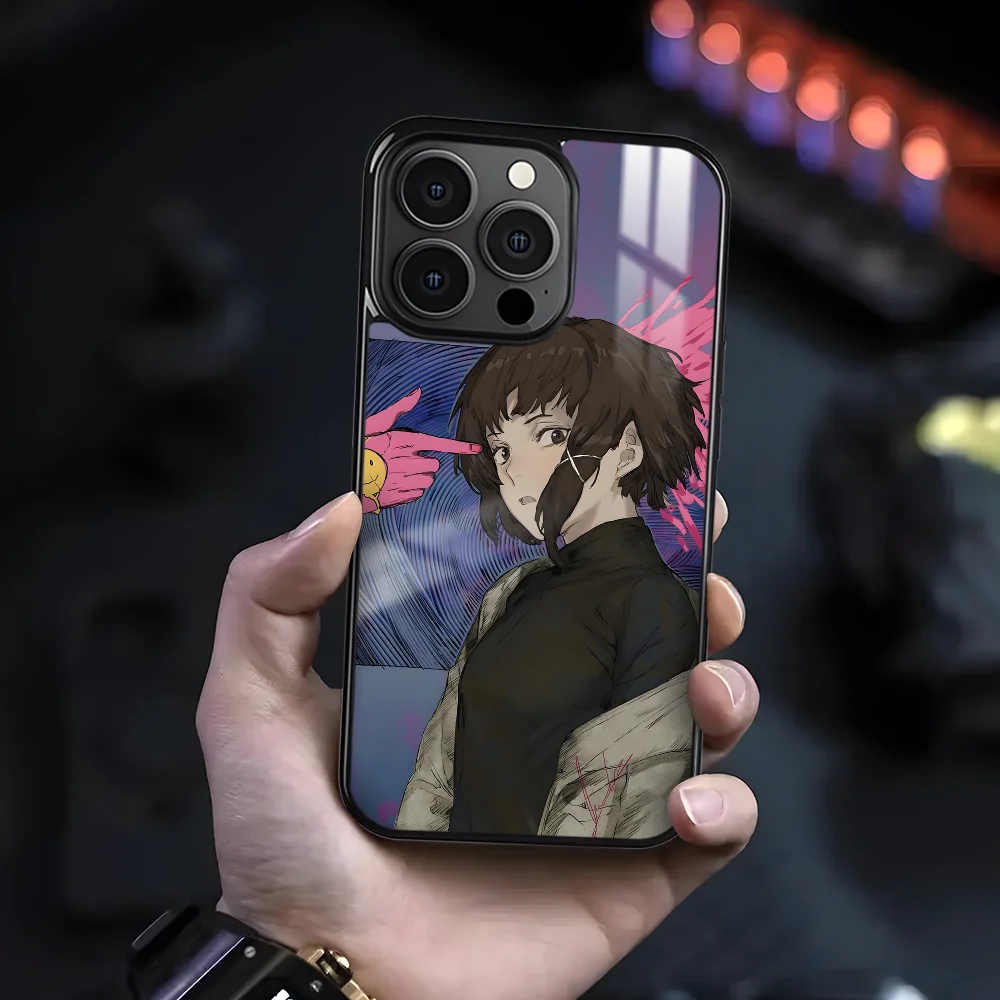 Чехол для телефона Аниме-серийные эксперименты Lain iPhone 16 15 14 13 12 11 Pro Max Plus