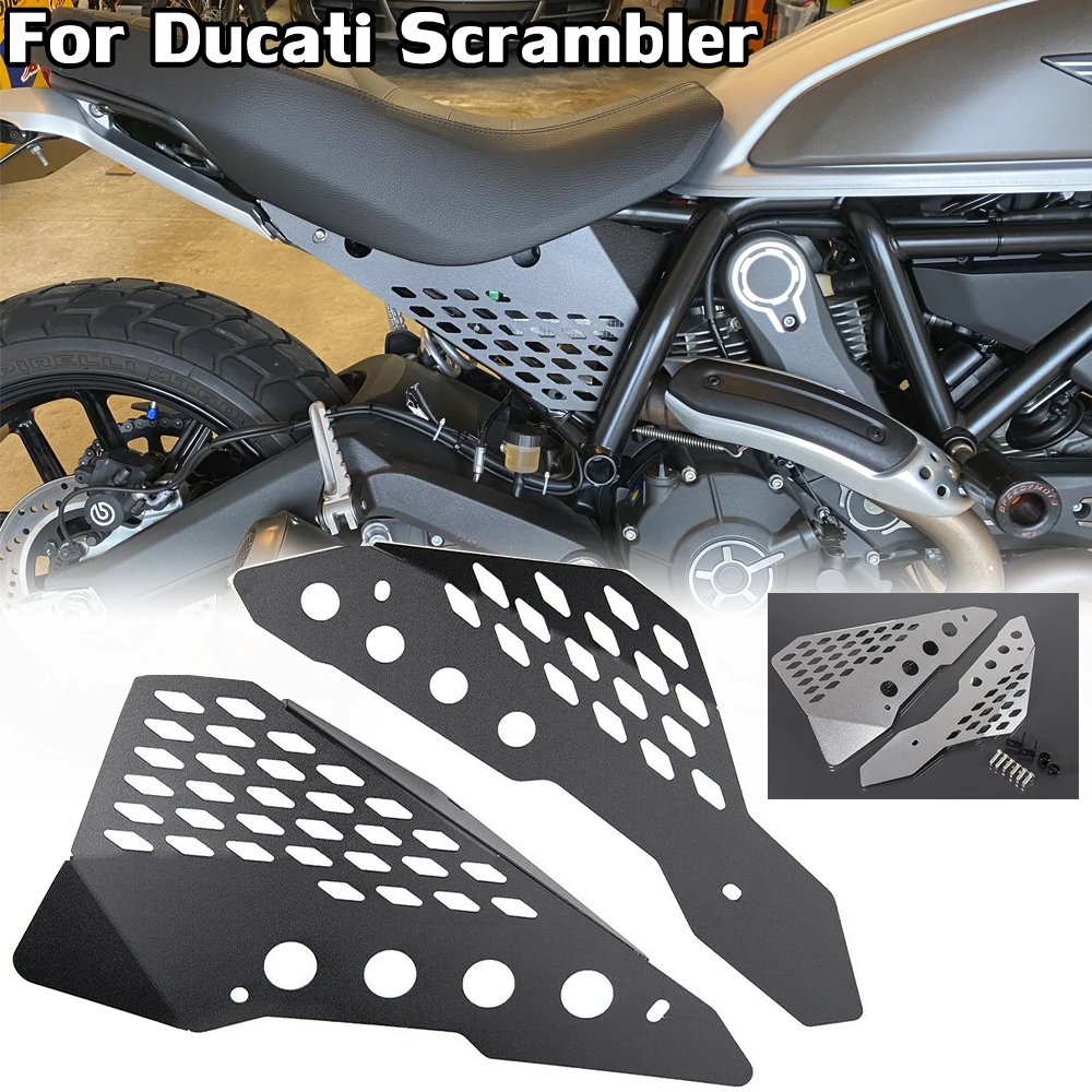 Panel lateral para Ducati Scrambler, cubierta de Marco medio, Protector de placa, acelerador completo, Sixty Desert, trineo Enduro, accesorios para motocicleta