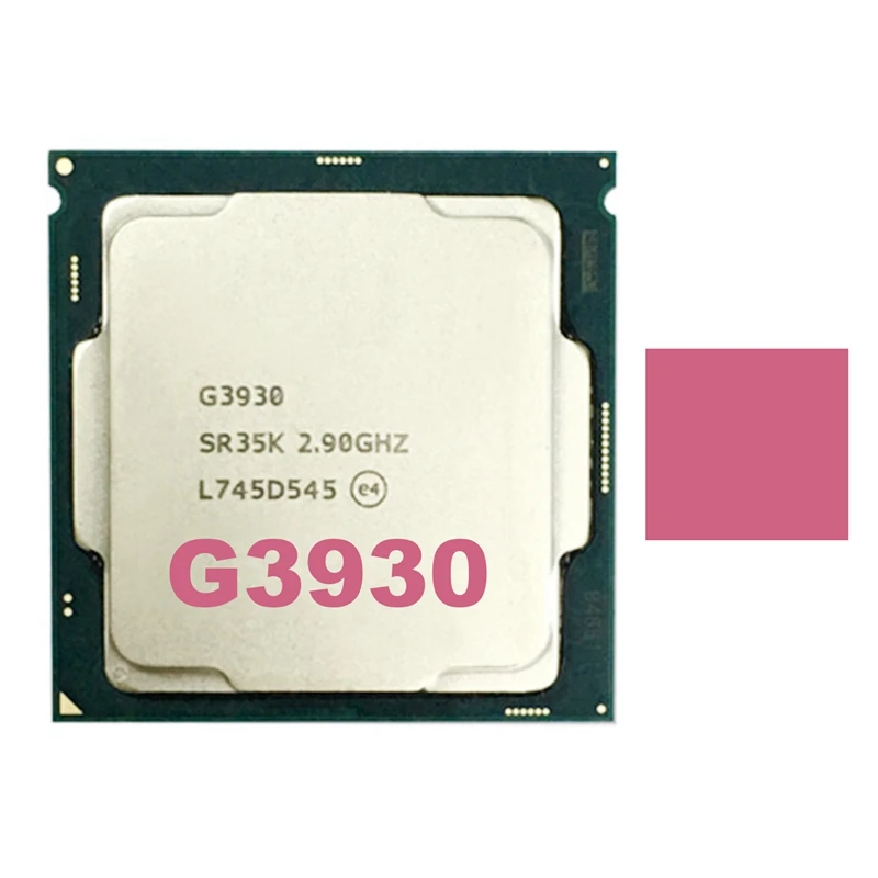 

G3930 CPU+Thermal Pad LGA 1151 Processor 2.9 Ghz Dual-Core Dual-Thread CPU Processor 2M 51W For Celeron