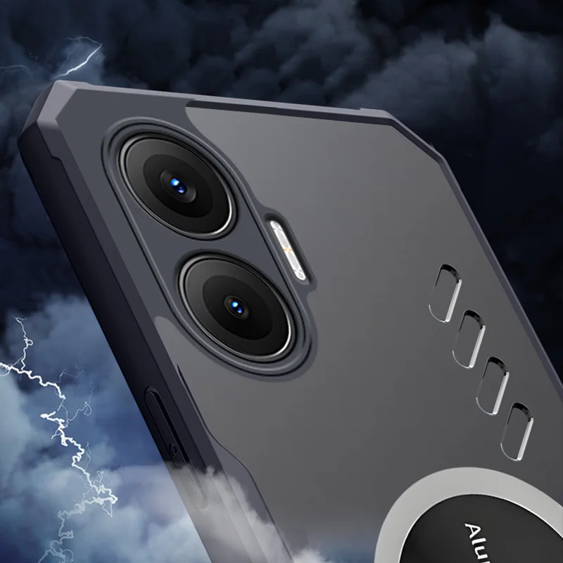 Фото Прозрачный чехол для Xiaomi POCO F7, чехол HD, прозрачный защитный чехол для телефона с рассеиванием тепла для OCO F7 5G Funda №5