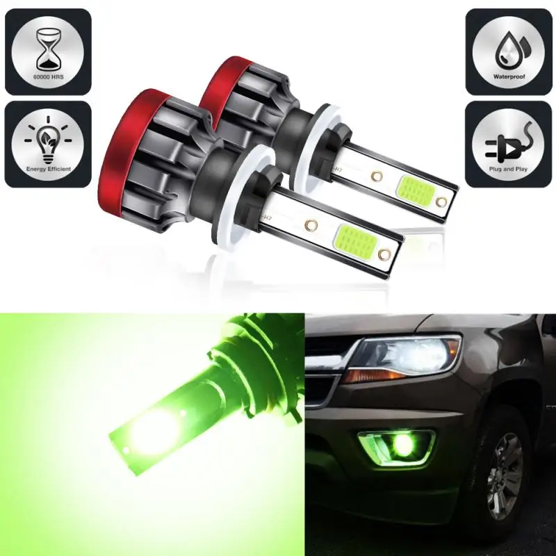 

Multiple Interfaces 1Pair LED Headlight Conversion Kit DOB Bulb 120W 26000LM Lemon Light High Power Car Headlamp