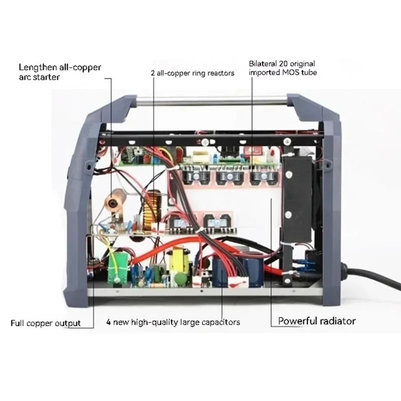 WS-250 Аппарат для аргонодуговой сварки Маленький сварочный аппарат из нержавеющей