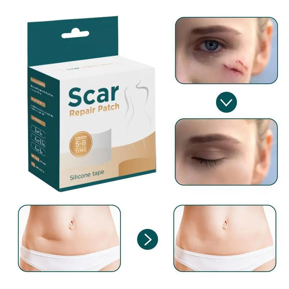 

Silicone Gel Scar Cover Reusable Silicone Trauma Burn Scars Remove Patch Skin Acne Repair Treatment Patches Silicone Gel Scar