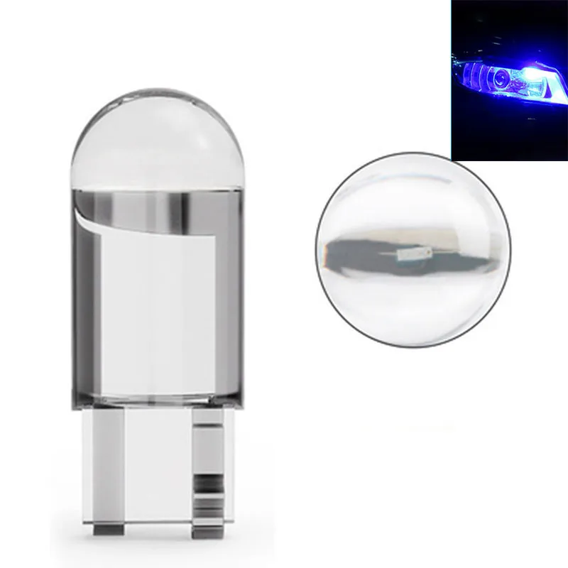 

Сигнальная лампа W5W Led T10, со стеклом 6000 К белого цвета, для автомобилей, для освещения номеров, для чтения автомобилей