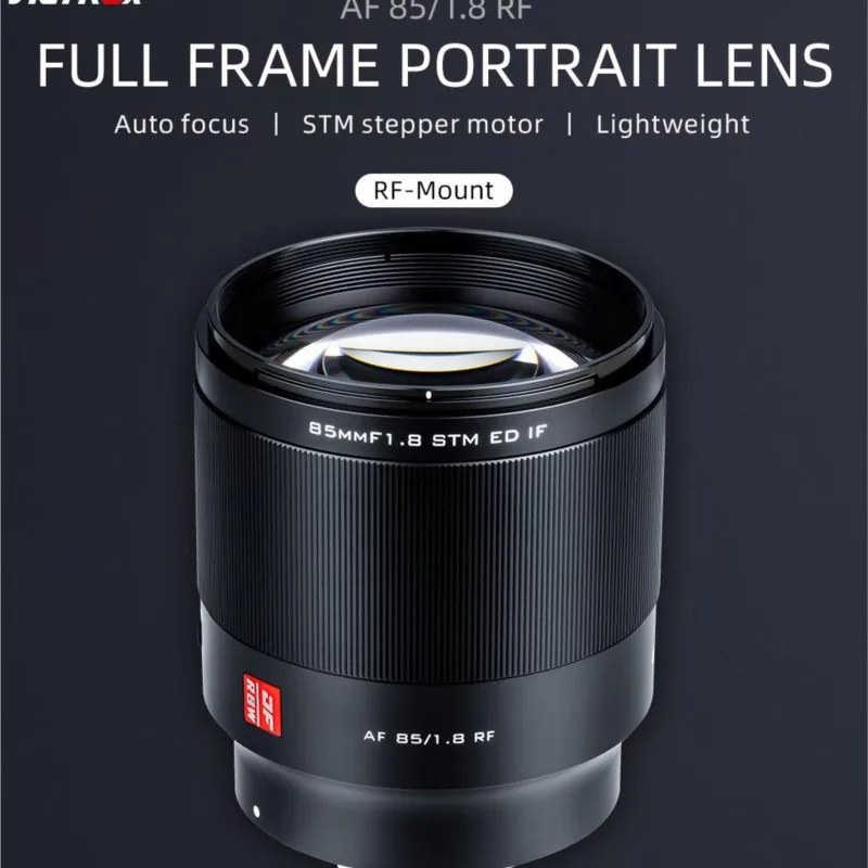 

Viltrox 85 мм F1.8 Автофокус Большая диафрагма полная Рамка Средний телефото портретный объектив легкий дизайн для радиочастотной камеры Canon