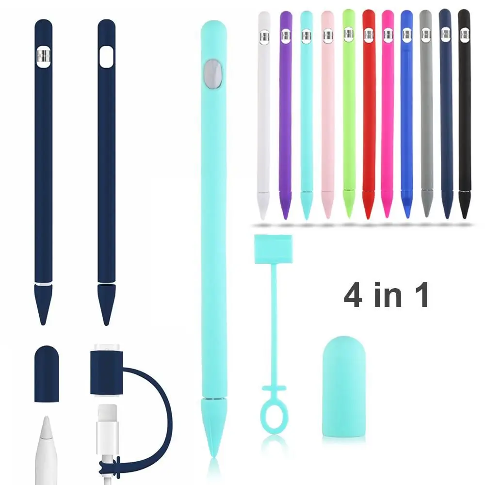 

New Tip Holder Non Slip Dust Proof Protective Skin Nib Cover Anti-Lost Connector Strap Silicone Case