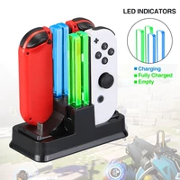 dock 4 joy pads %c2%a0for nintendo switch charging led indicator charger station for switch pro controller replacement type c