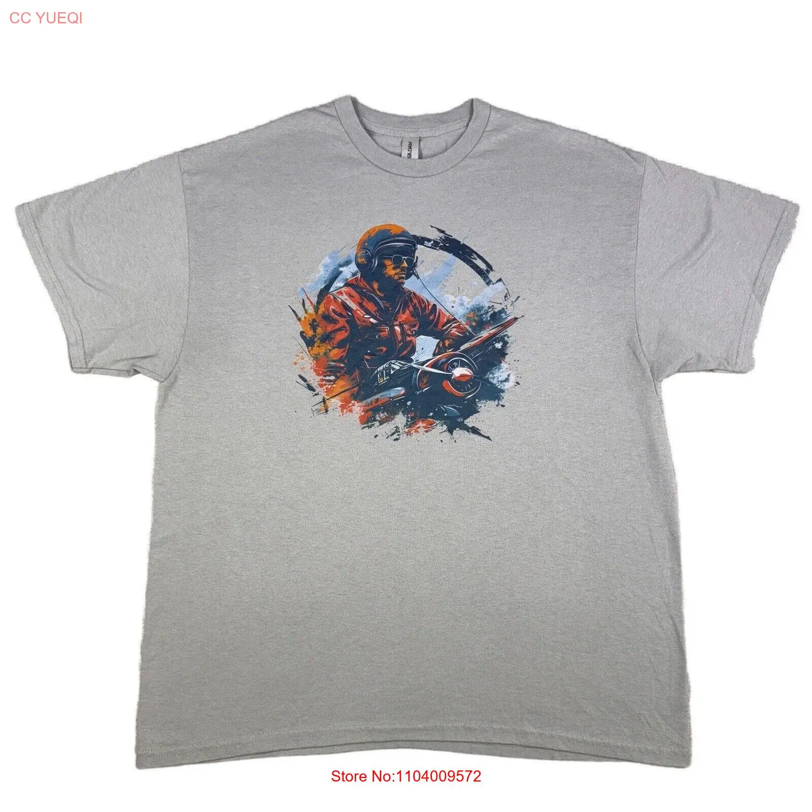Футболка Tuskegee Airmen мужская с коротким рукавом серый графический Рисунок XL
