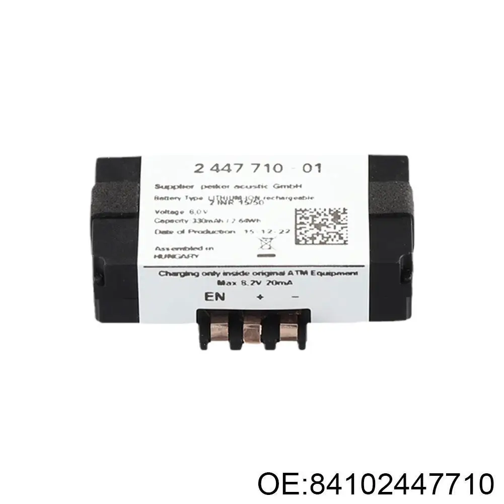 

Автомобильная аварийная батарея SOS 84102447710 2447710 запасные части или BMW F20 F21 F22 F40 F87 батарея контактные защитные аксессуары