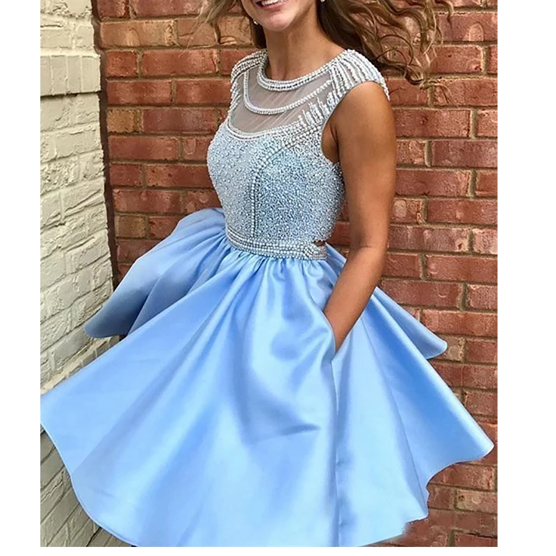 

2022 Formal Homecoming Dress Hand Beaded Ruffles Prom Dress Evening Dresses For Woman Robe De Soirée