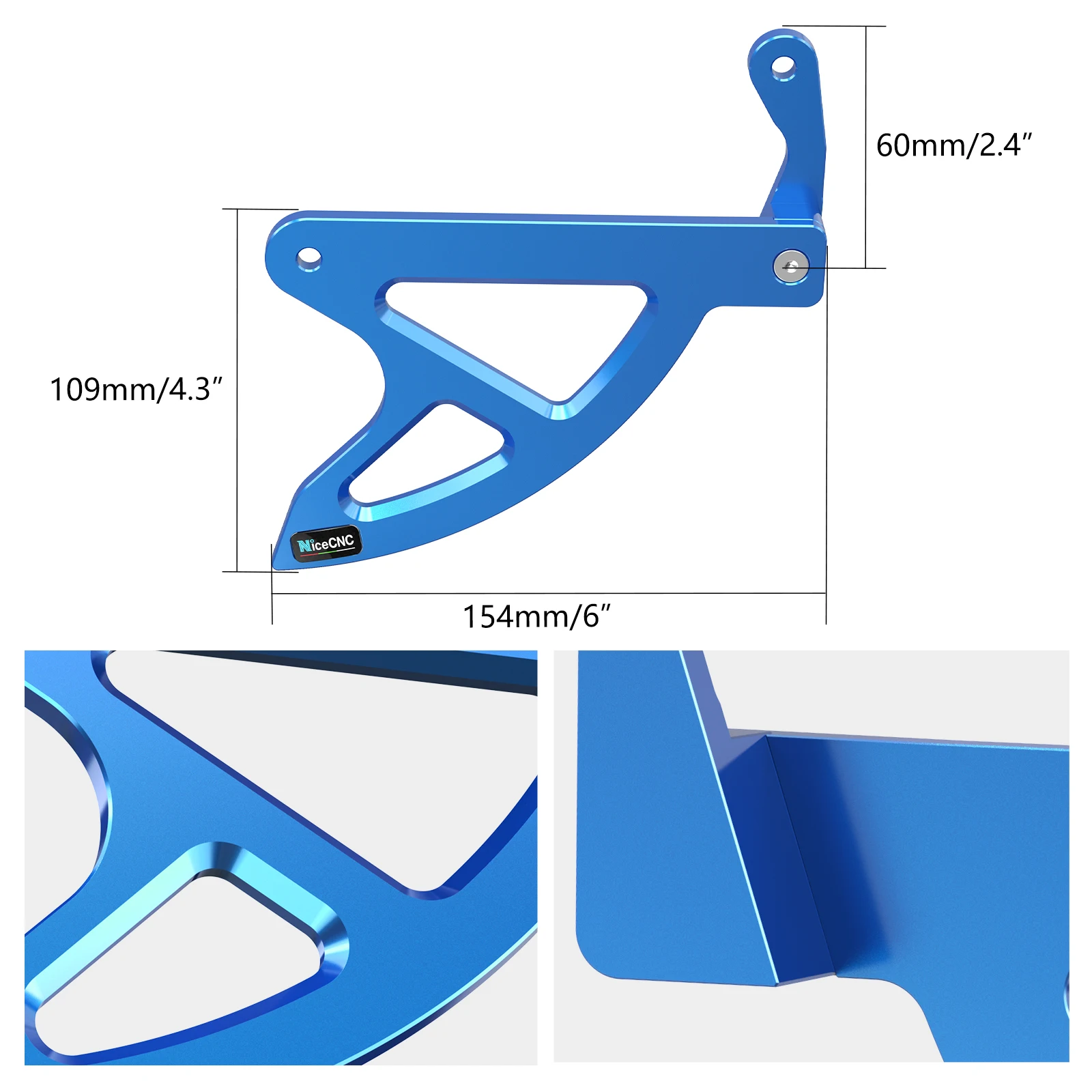 Защитная накладка на задний тормозной диск для YAMAHA YZ450F YZ250F 2010-2021 WR450F WR250F 2015-2021 YZ250FX
