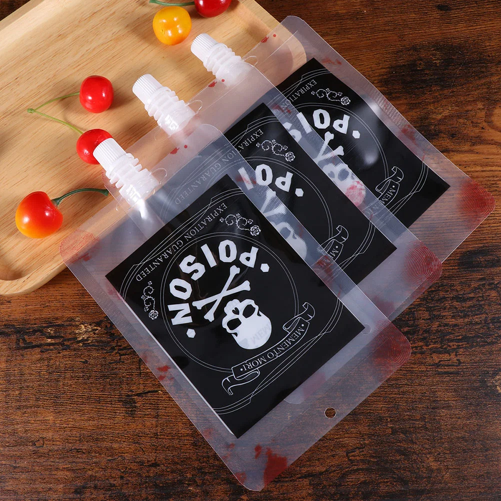 

Bag Blood Bagsdrink Party Decorations Drinks Prop Storaging Adultsiv Cups Festival Containers Nursingfavorsstorage Supplies