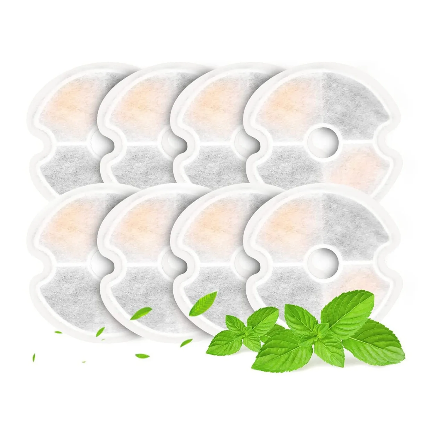 

Фильтр для фонтана для домашних животных, Сменный фильтр для фонтана с тройной фильтрацией, 8 шт.