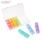 7 дней на неделю, контейнер для таблеток, органайзер для таблеток, контейнер для хранения таблеток, коробки для таблеток