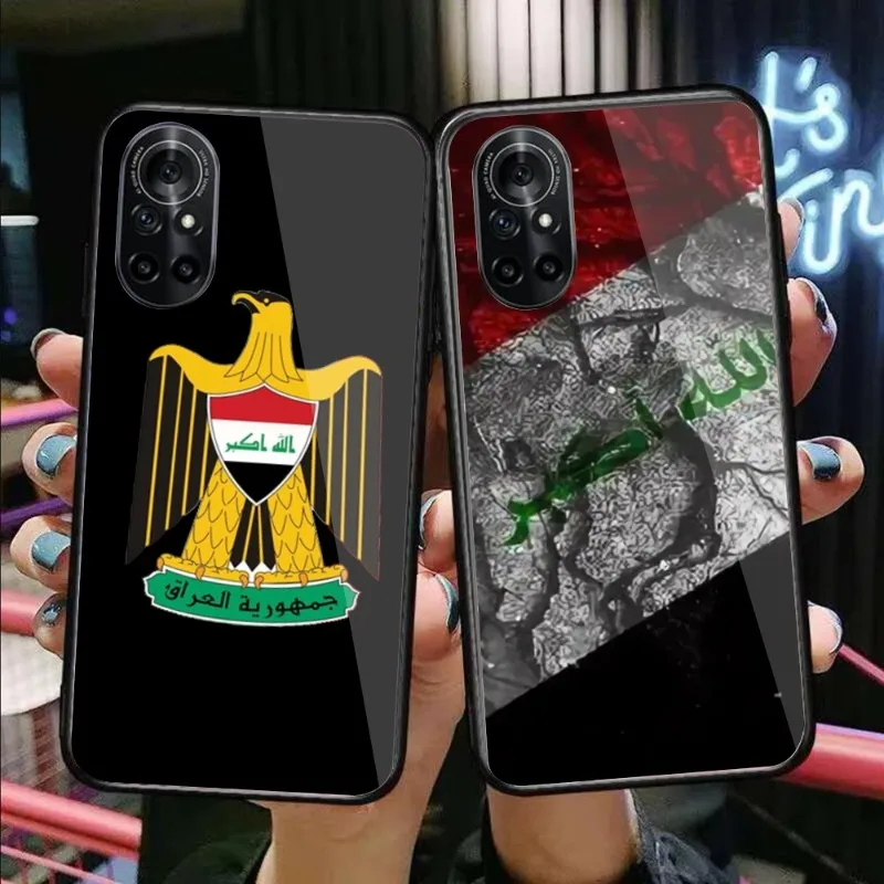 

Чехол с национальным флагом для телефона Huawei P50 P40 P30 P20 Pro Mate 40 30 20 Pro Nova 9 8 7 PC, стеклянный чехол для телефона