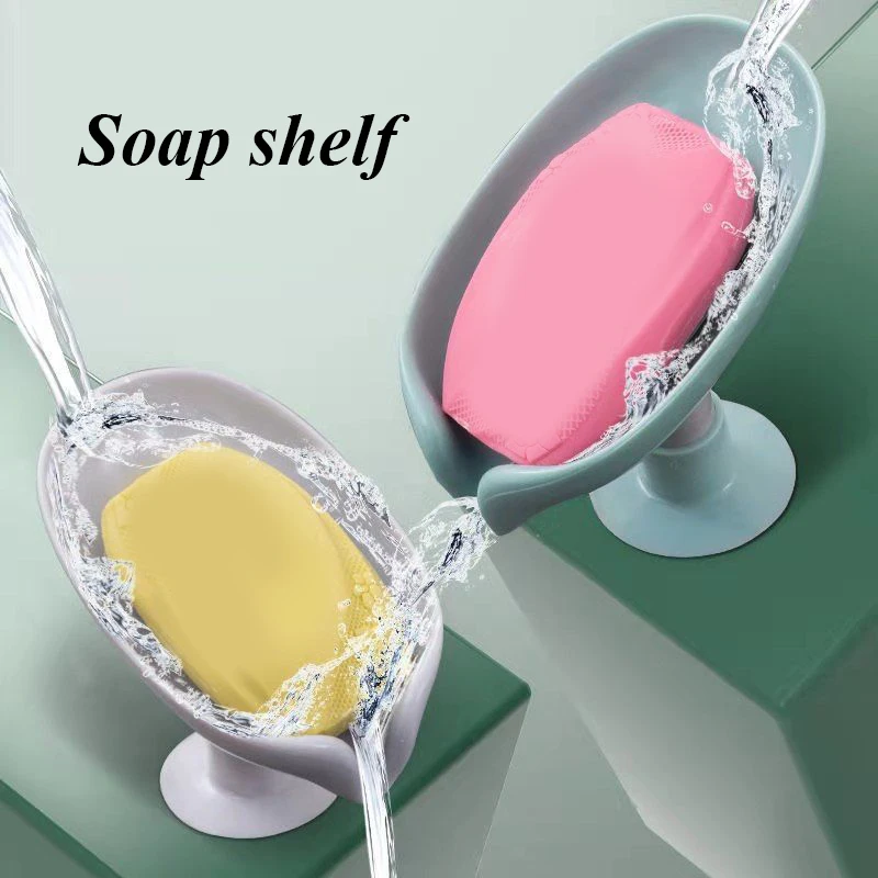 

Soap Box Draining Soap Dish Holder Soap Storage Plate Drain Water Soaps Dish Tray Bathroom Gadgets Accessories Dish Container