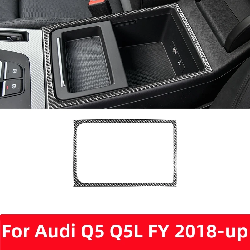 

Для Audi Q5 Q5L FY 2018-2023 автомобильные аксессуары из углеродного волокна интерьер автомобиля поручни рамка отделка Наклейка декоративная крышка