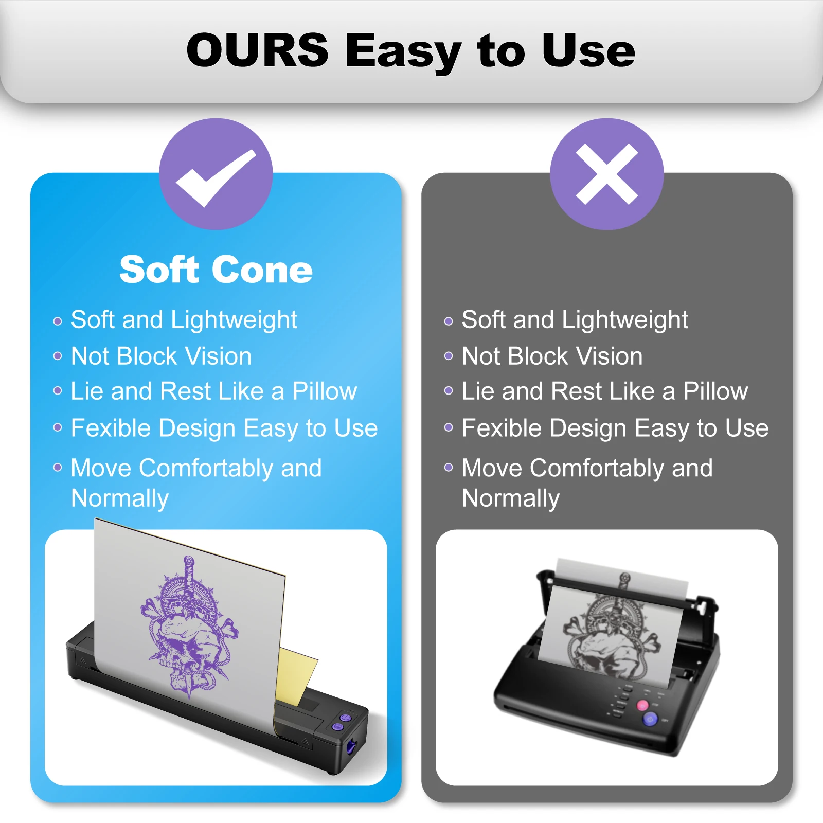 Фото MHT-Bluetooth A4 Size Thermal Tattoo Stencil Printer Portable Tattoo Stencil Printer Thermal Copier Transfer Machine Training №4