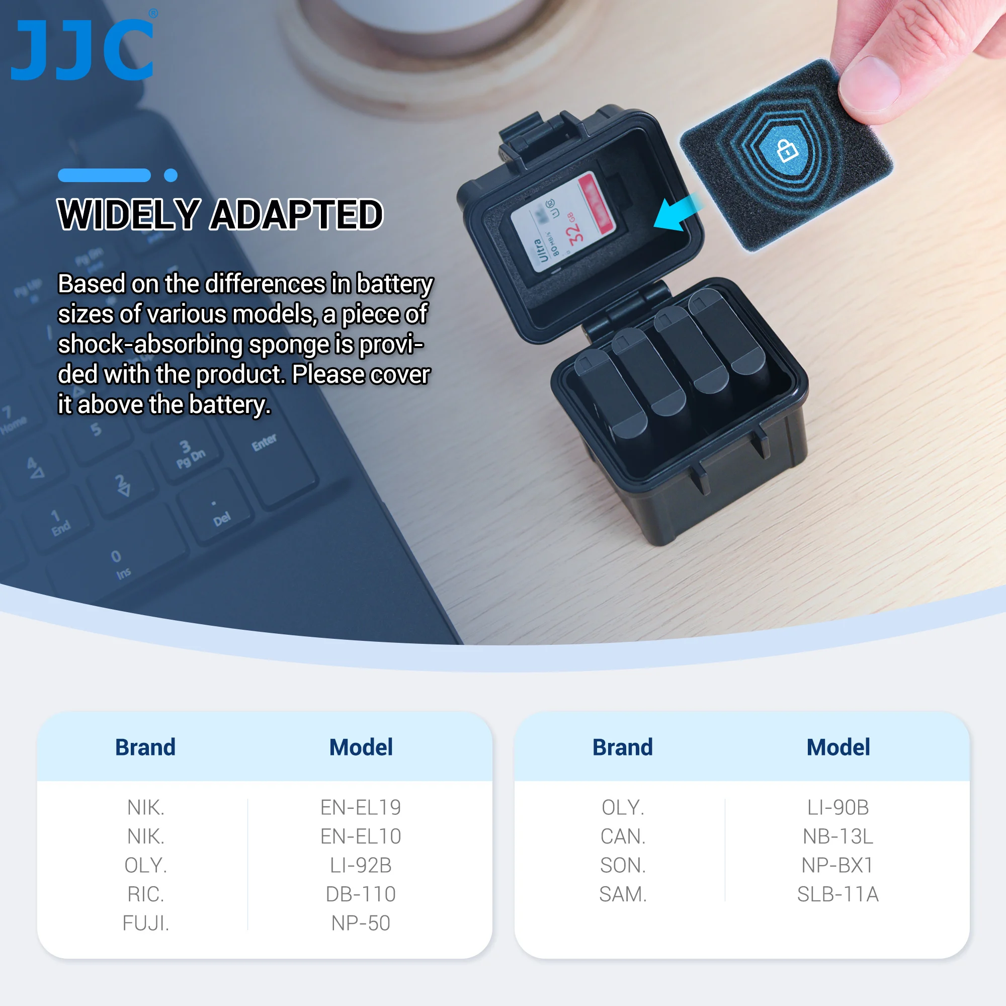 Портативный органайзер JJC для фотоаппарата Nikon