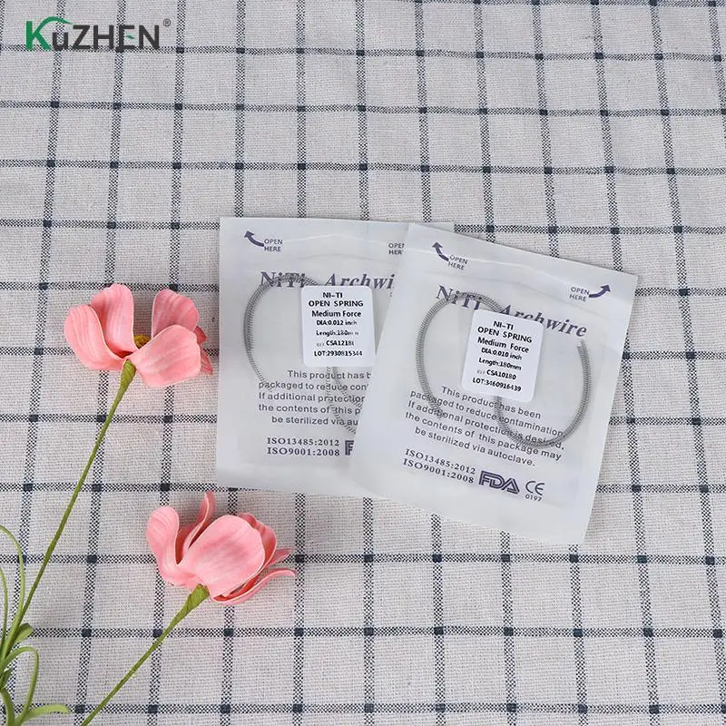 2 шт./упак. Dental Orthodntics Niti Open Coil Spring провода |