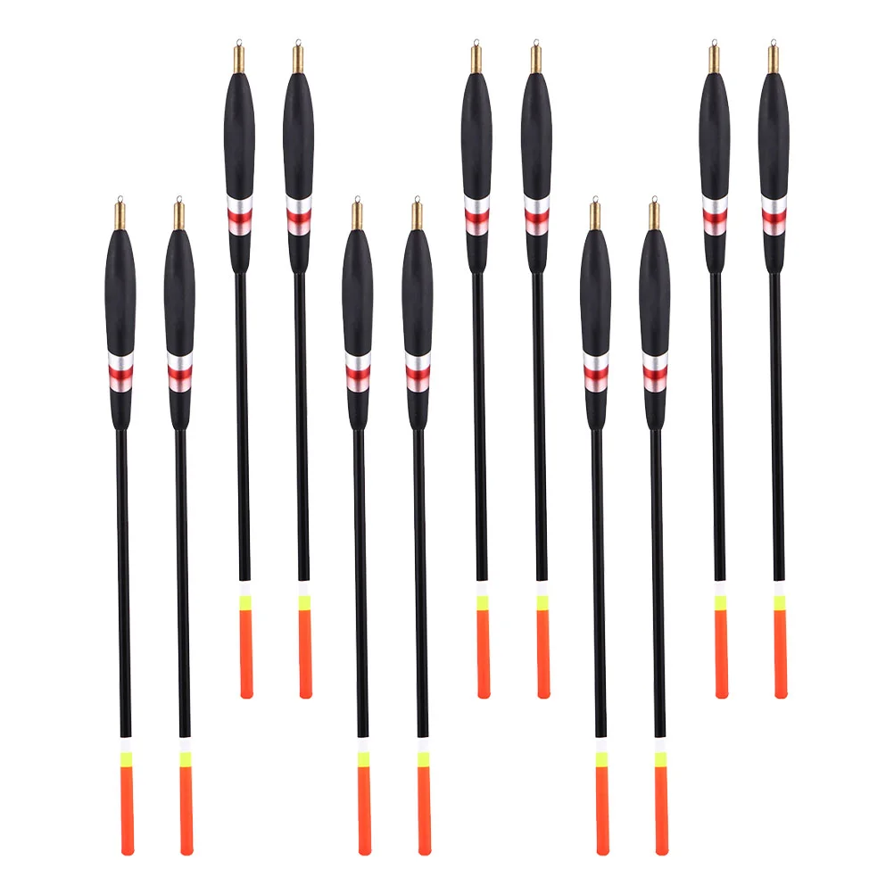 

12 Pcs Float Bobber Tool Wood Fishing Floats Corks Sea ​​fishing Supplies Bal Fir