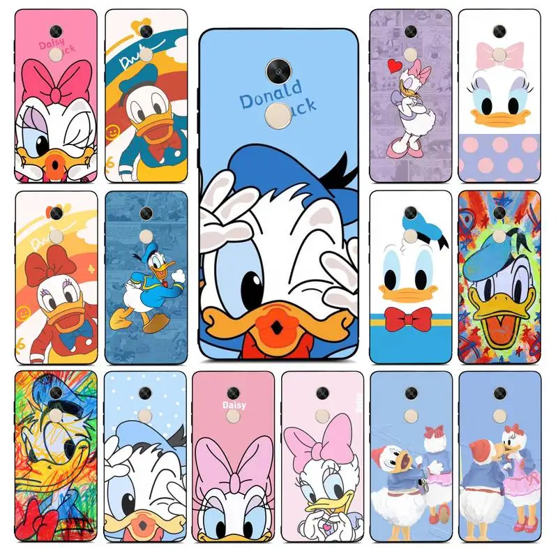 

Cartoon Disney Donald Duck Daisy Phone Case for Redmi Note 8 7 9 4 6 pro max T X 5A 3 10 lite pro