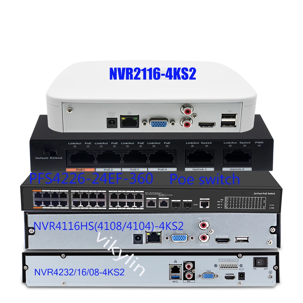 

NVR4108HS-4KS2 h.265 hd network video recorder 4k 8ch nvr NVR4108HS--4KS2