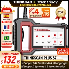 THINKCAR Thinkscan Plus S7 S6 S4 Obd2 Scanner Car Diagnostic Tools Automotivo Scanner Auto Diagnosis Tool Code Reader 28 Resets