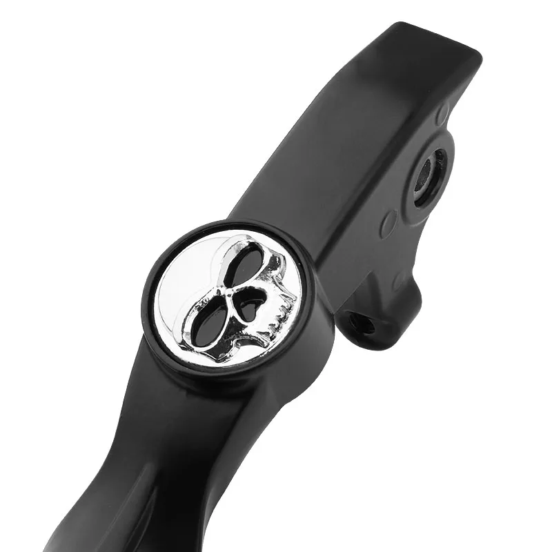 Черный мотоцикл череп зомби тормозные рычаги сцепления для Yamaha VStar Drag Star XVS 400/650 1100