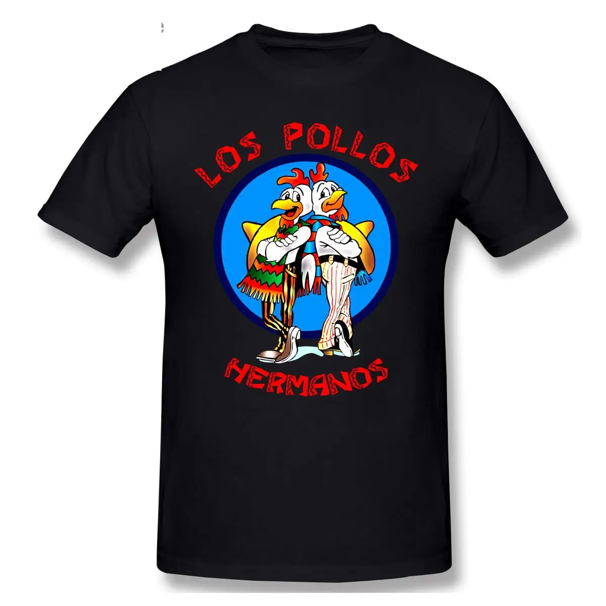 

Men's Fashion Breaking Bad T Shirt LOS POLLOS Hermanos T-Shirt Chicken Brothers TShirt Short Sleeve Tee Hipster Tops