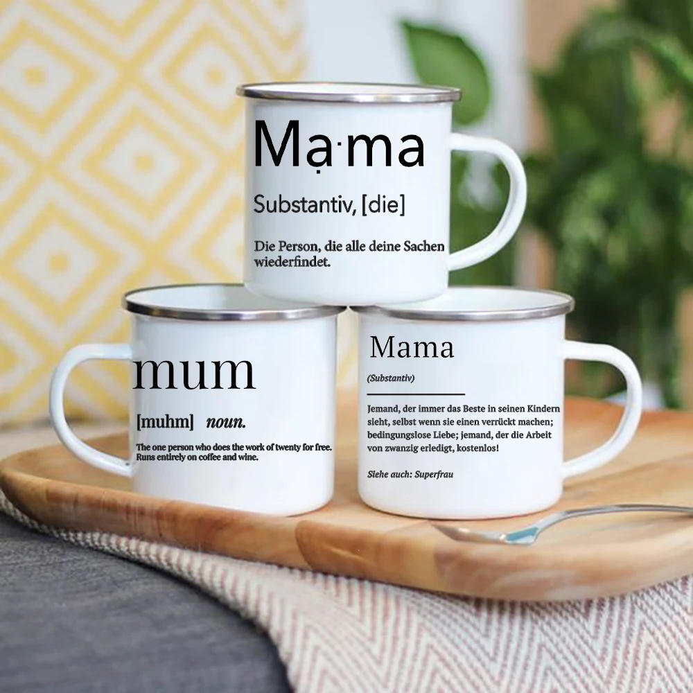 

Mothers Day Gift for Mum Mother Birthday Gifts Mother Coffee Mugs Mom Dictionary Definition Mug Mom Drink Cup Enamel Cups