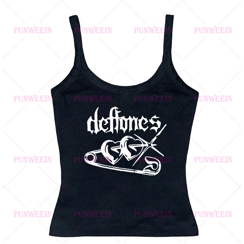 Майка без рукавов в эстетике гранж с милым винтажным принтом укороченный топ