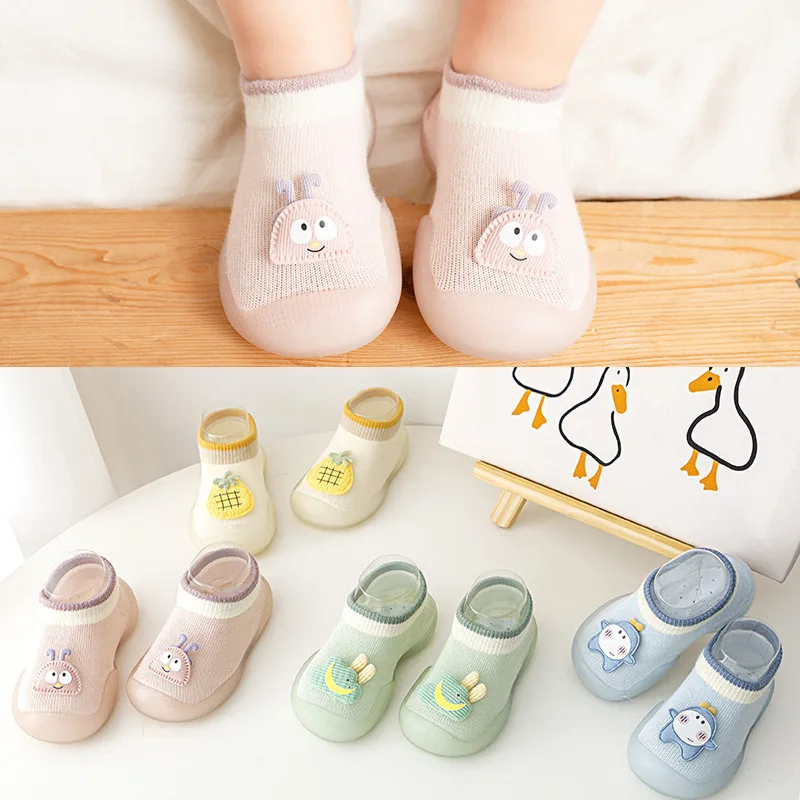 

baby Floor Socks spring autmnm baby Toddler Shoes kids Non-slip cartoon socks girls boys Soft shoes infant Foot Socks