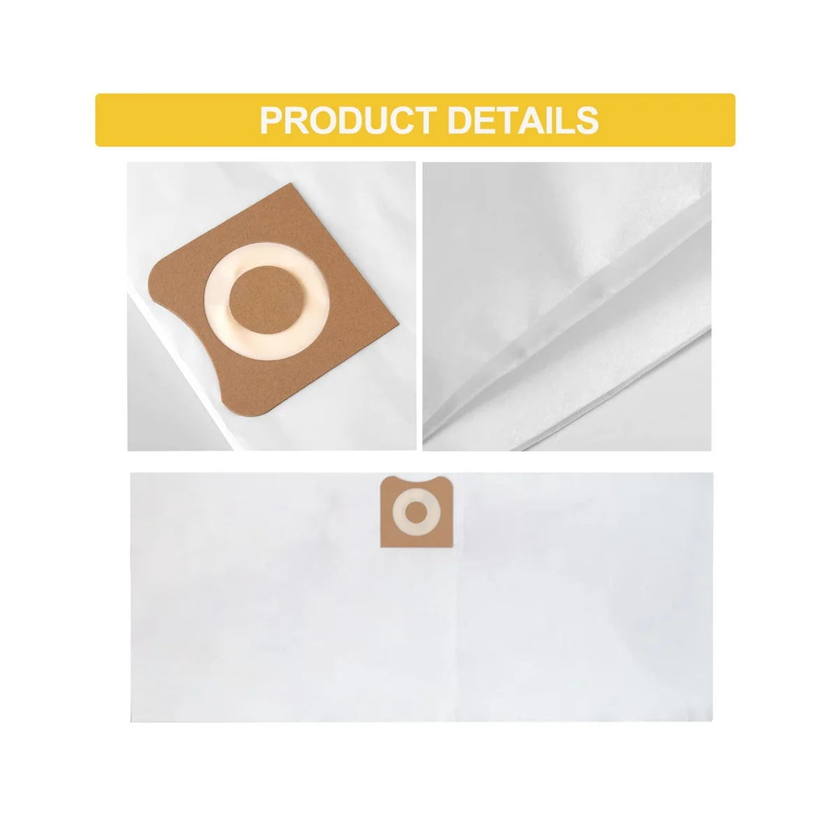 VF3502 Высокоэффективные мешки для пыли влажных/сухих пылесосов объемом от 12 до 16