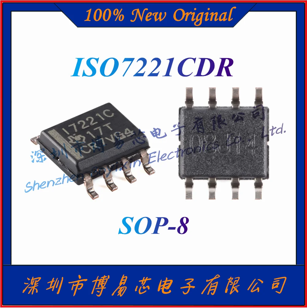 NEW ISO7221CDR Original genuine 2-channel digital isolator chip SOP-8