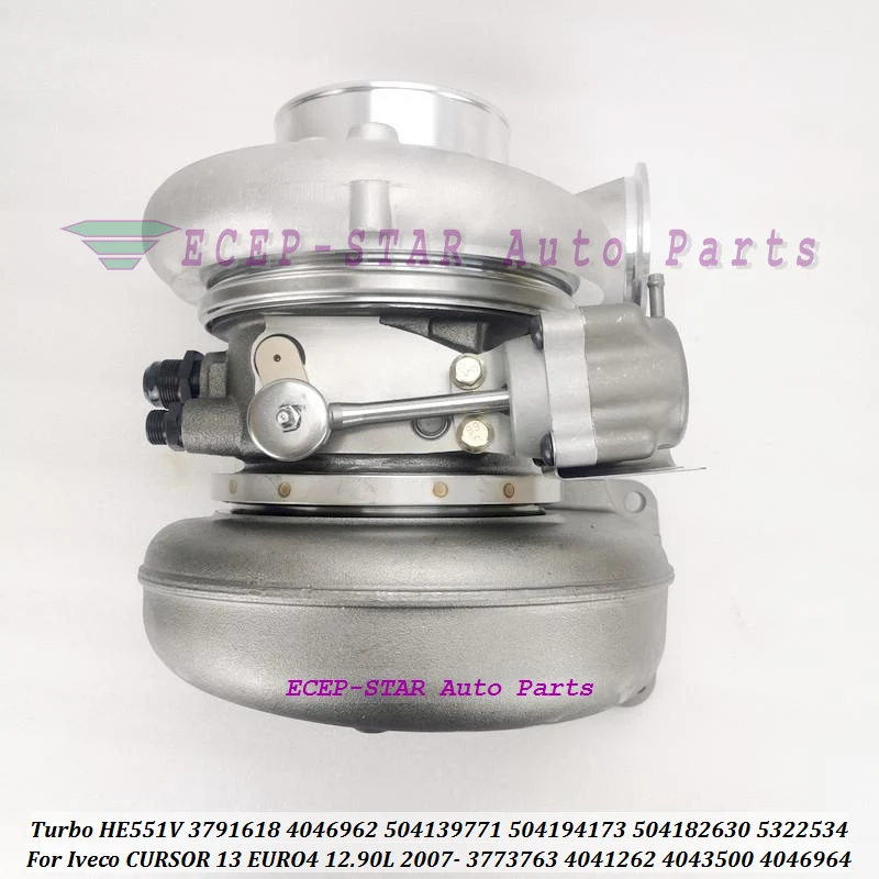 Фото Турбокомпрессор 3791618 HE551V 3773763 05042692300 4046962 для Iveco CURSOR 13 EURO 4 4041262 504182630 05042692290 504139771 504194173 №2