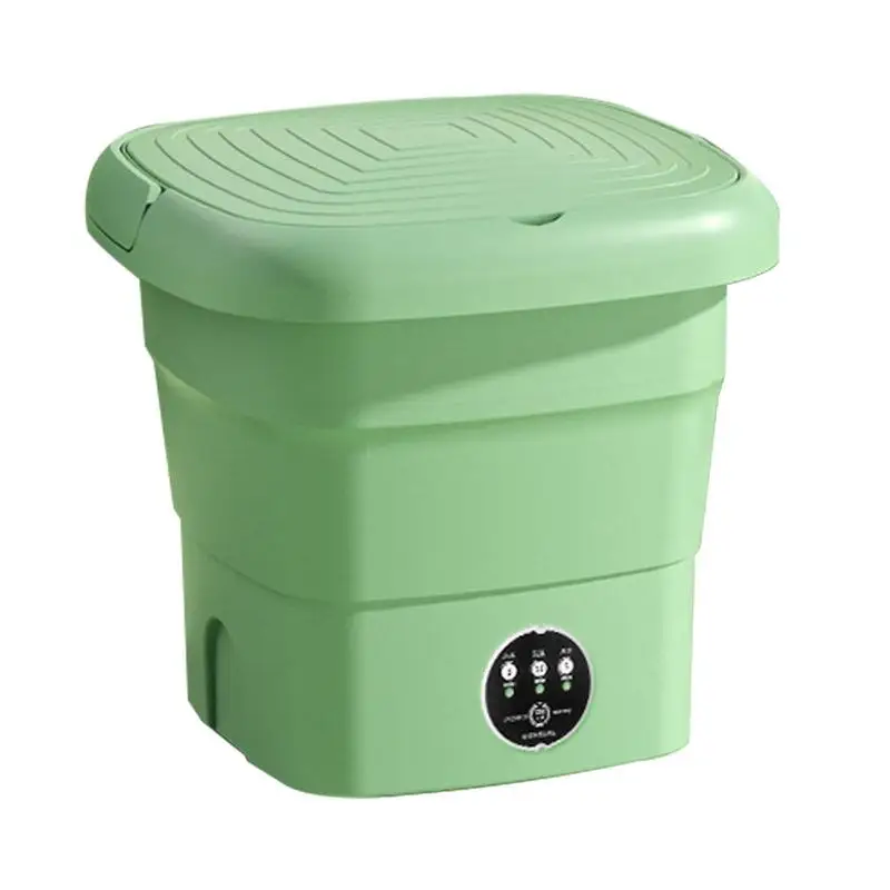 

Mini Washing Machine Household Touch Screen Timing Washing Machine Small Washer With Low Noise For Camping Vacation Space Saving