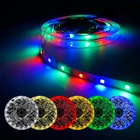 5 мрулон светильник 5050SMD 12 В постоянного тока неоновая лента водонепроницаемая гибкая светодиодная Диодная лента 60 светодиодовм Светодиодная лента для украшения дома