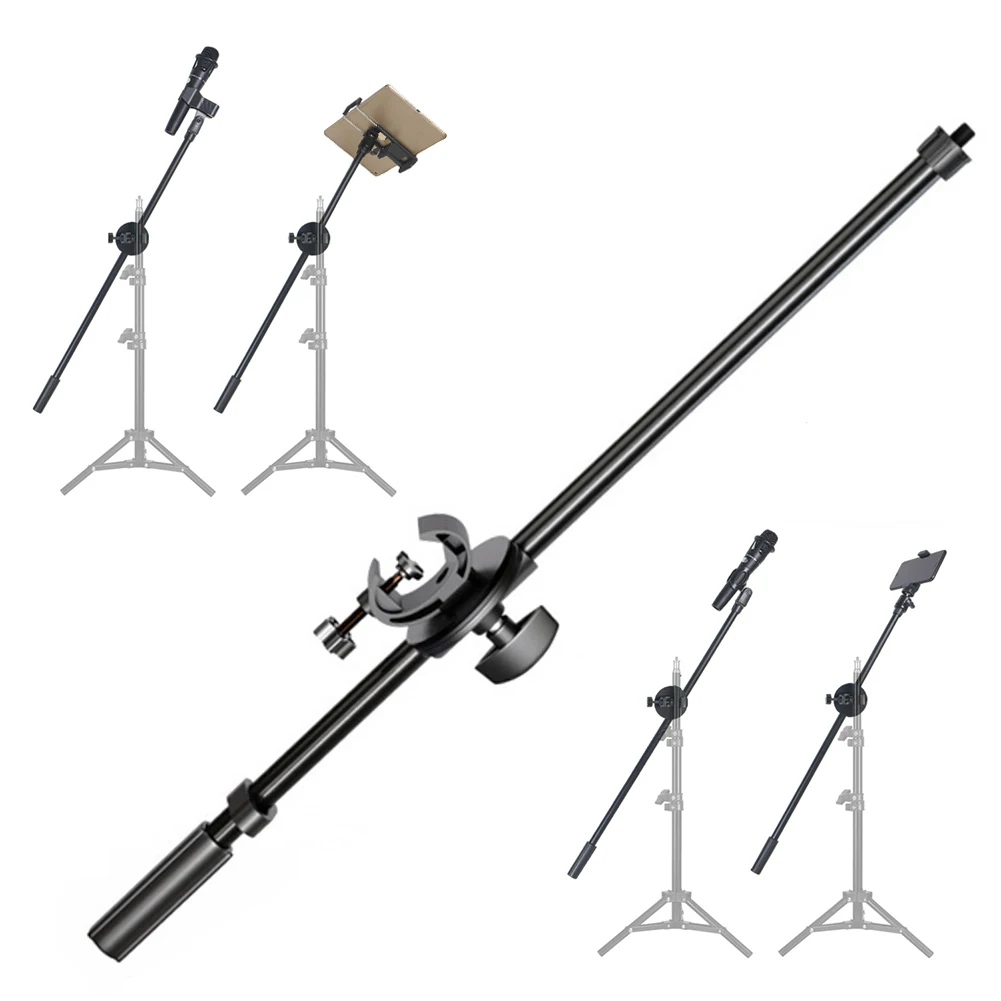 

Rotating Video Live Bracket Microphone Stand Boom Arms Extension Crossbar 55CM Mic Stand Crossbar Stand Tripod Pole Accessories