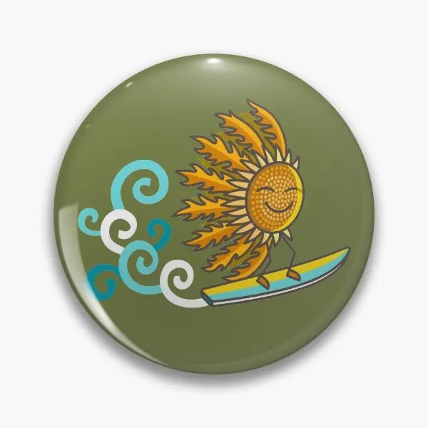 Eguzkilore мягкая булавка для серфинга воротник женская модная брошь забавная