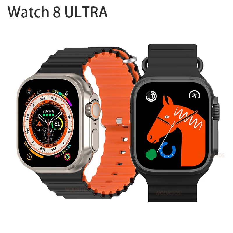 

New 2023 Multisize Smartwatch IWO Watch NFC Smart Watch 8 Ultra GPS 44mm Men Women Series 8 Bluetooth Call Waterproof Sports