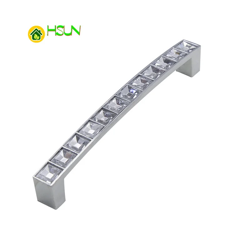 2 шт. прозрачная ручка U-образный современный простой выдвижной ящик шкаф для