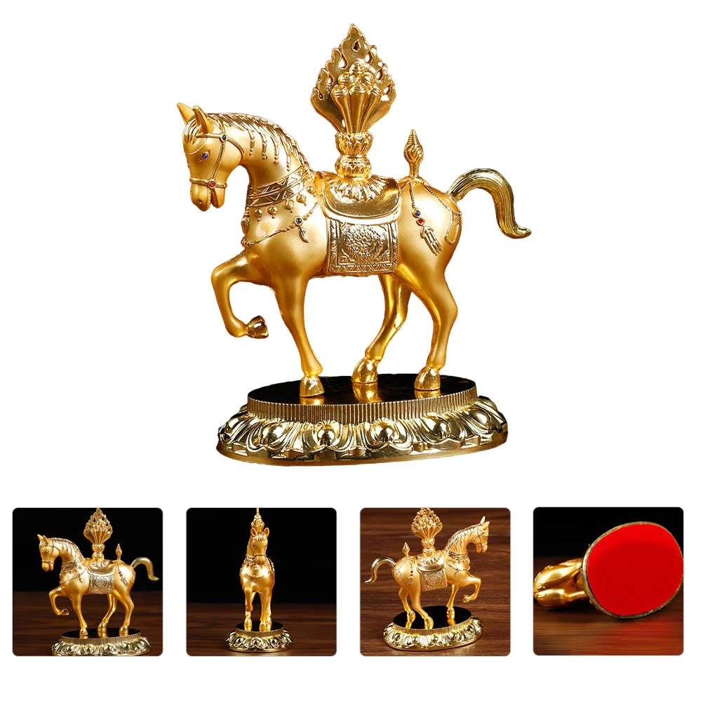 

Decorative Horse Craft Creative Indoor Adornment Delicate Horse Statue