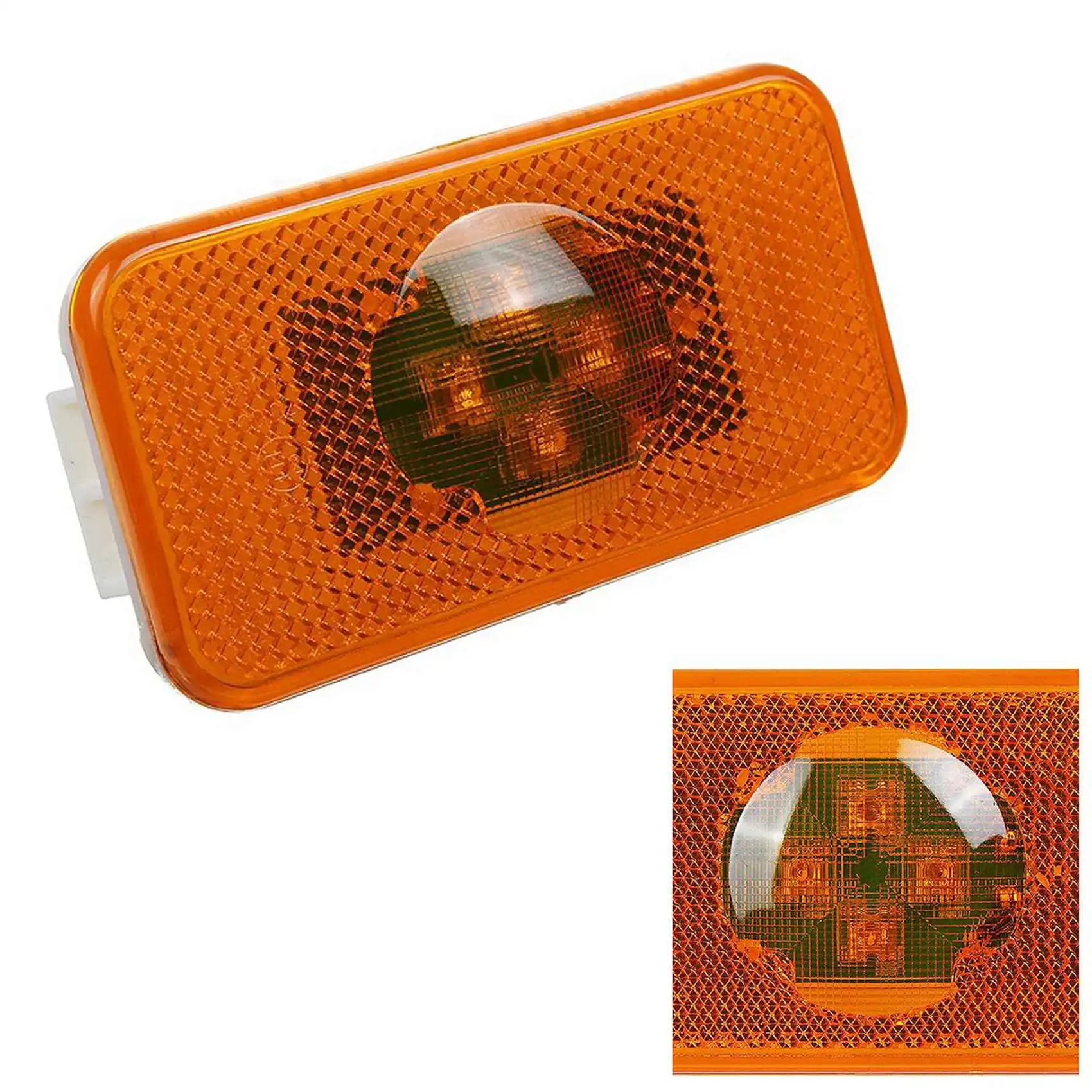 20 шт. 24 В автомобильные фонари для грузовиков 4 светодиода янтарный индикатор Volvo