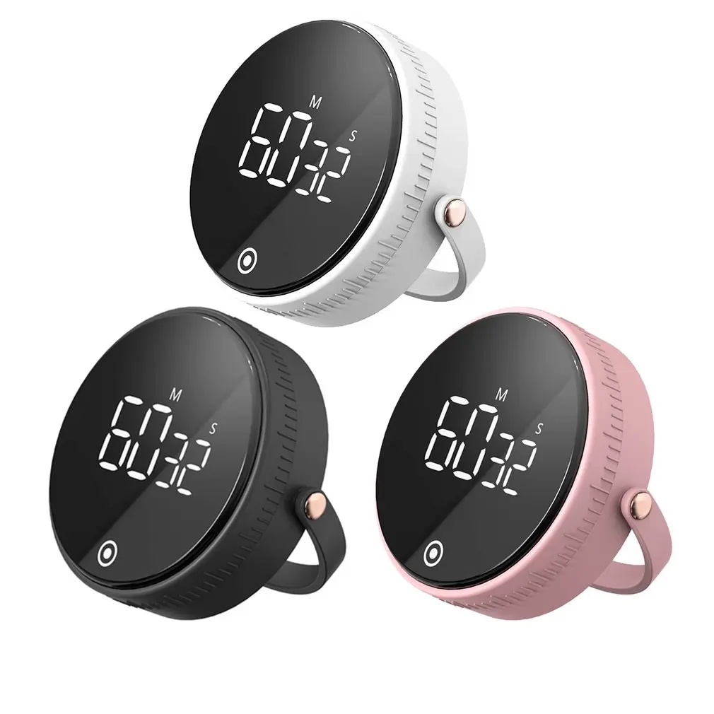 New Digital Timer Countdown Timer Kitchen Timer Mute Timer for Kitchen Cooking Timer Shower Study Stopwatch LED Alarm Clock